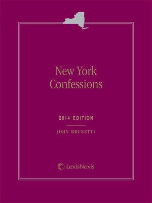 cover image of New York Confessions